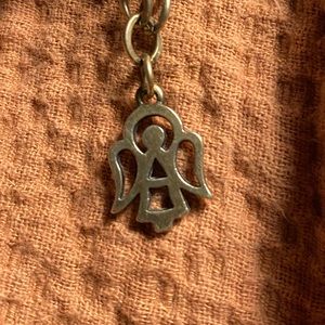 Retired James avery cut out angel charm